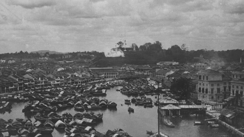 Early Singapore during British rule courtesy Visit Singapore.