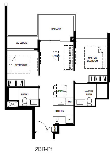 Normanton Park 2-Bedroom Premium 2BR-Pf layout.png
