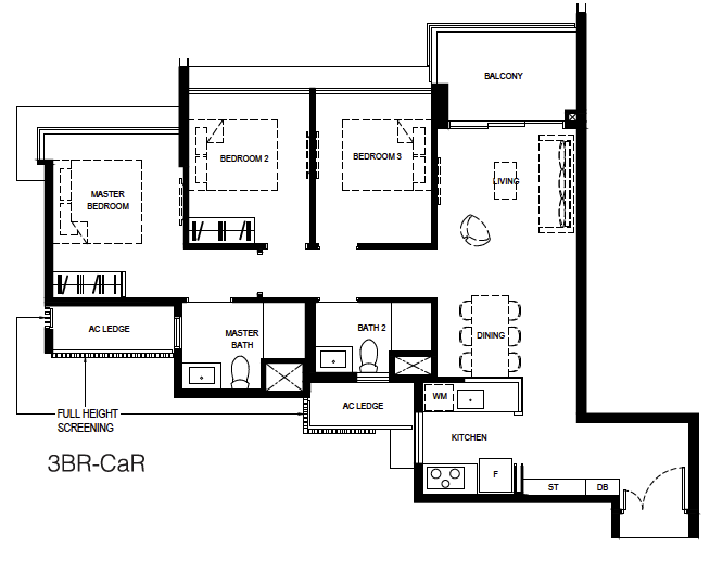Normanton Park 3-Bedroom Compact 3BR-CaR layout.png