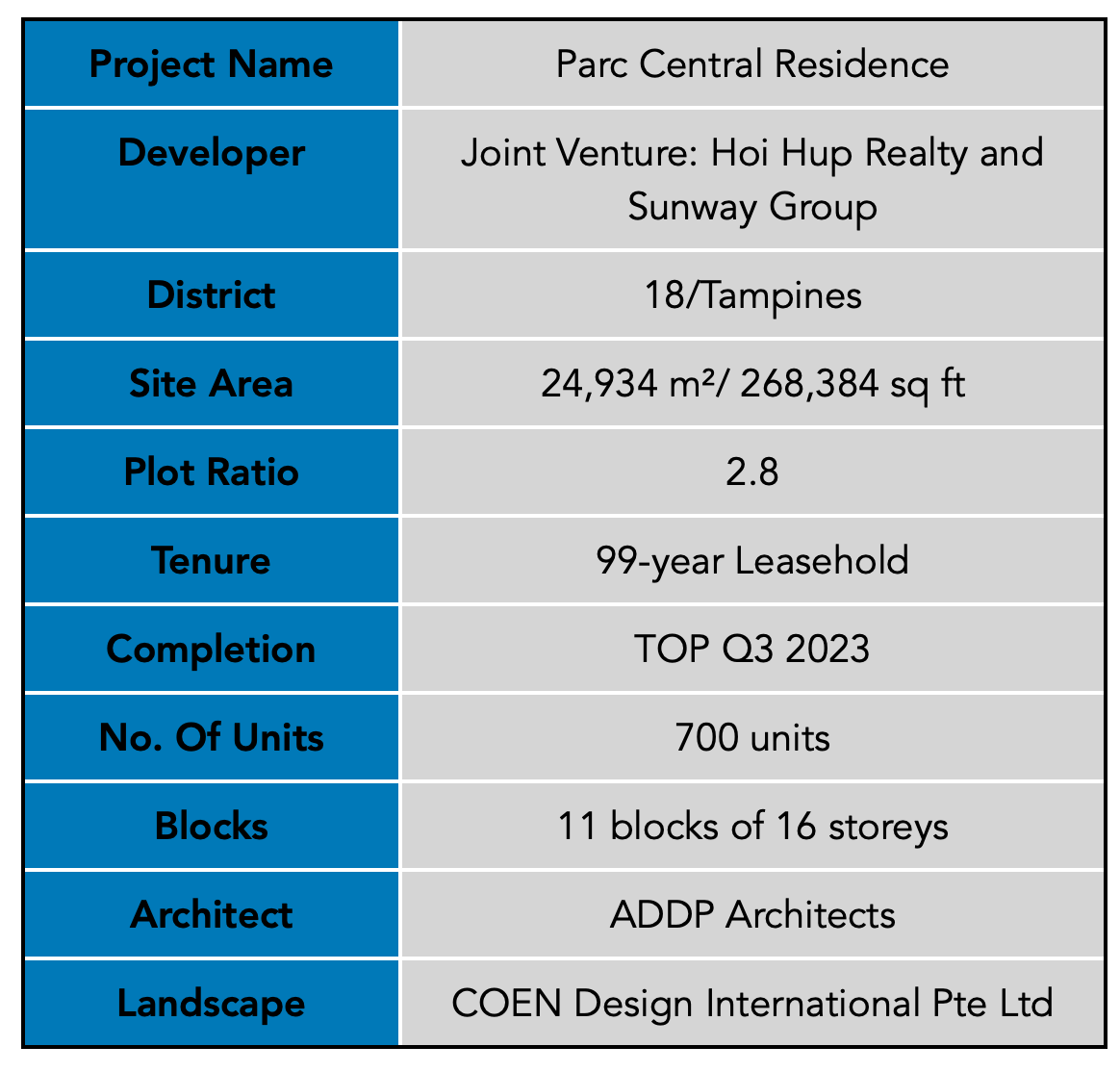 Parc Central Summary PropertyLimBrothers.png