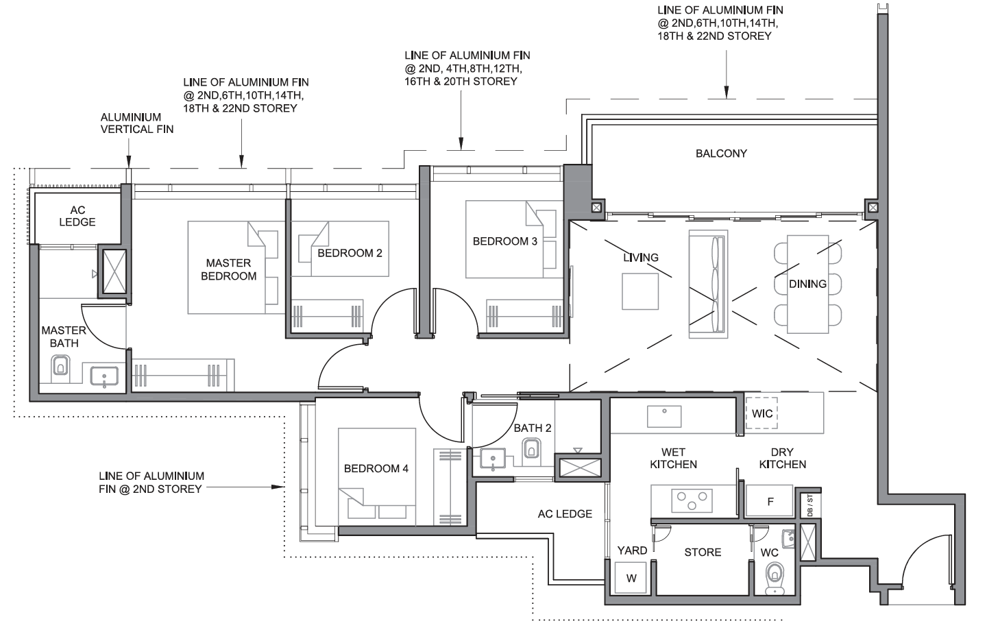 Parc Clematis 4 Bedroom 4BR-2 layout.png
