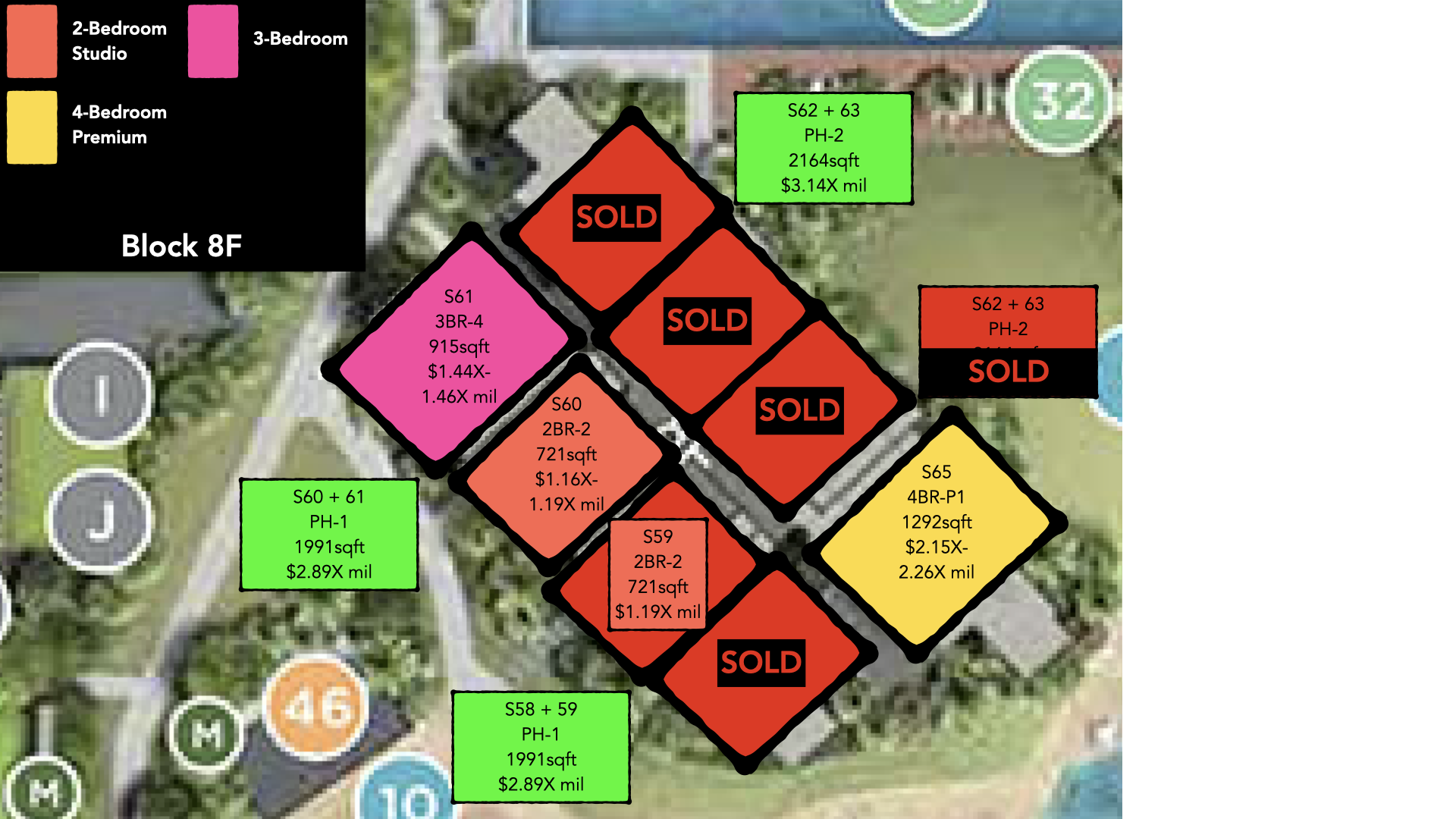 Parc Clematis Price Distribution Site Plan Block 8F PropertyLimBrothers.png
