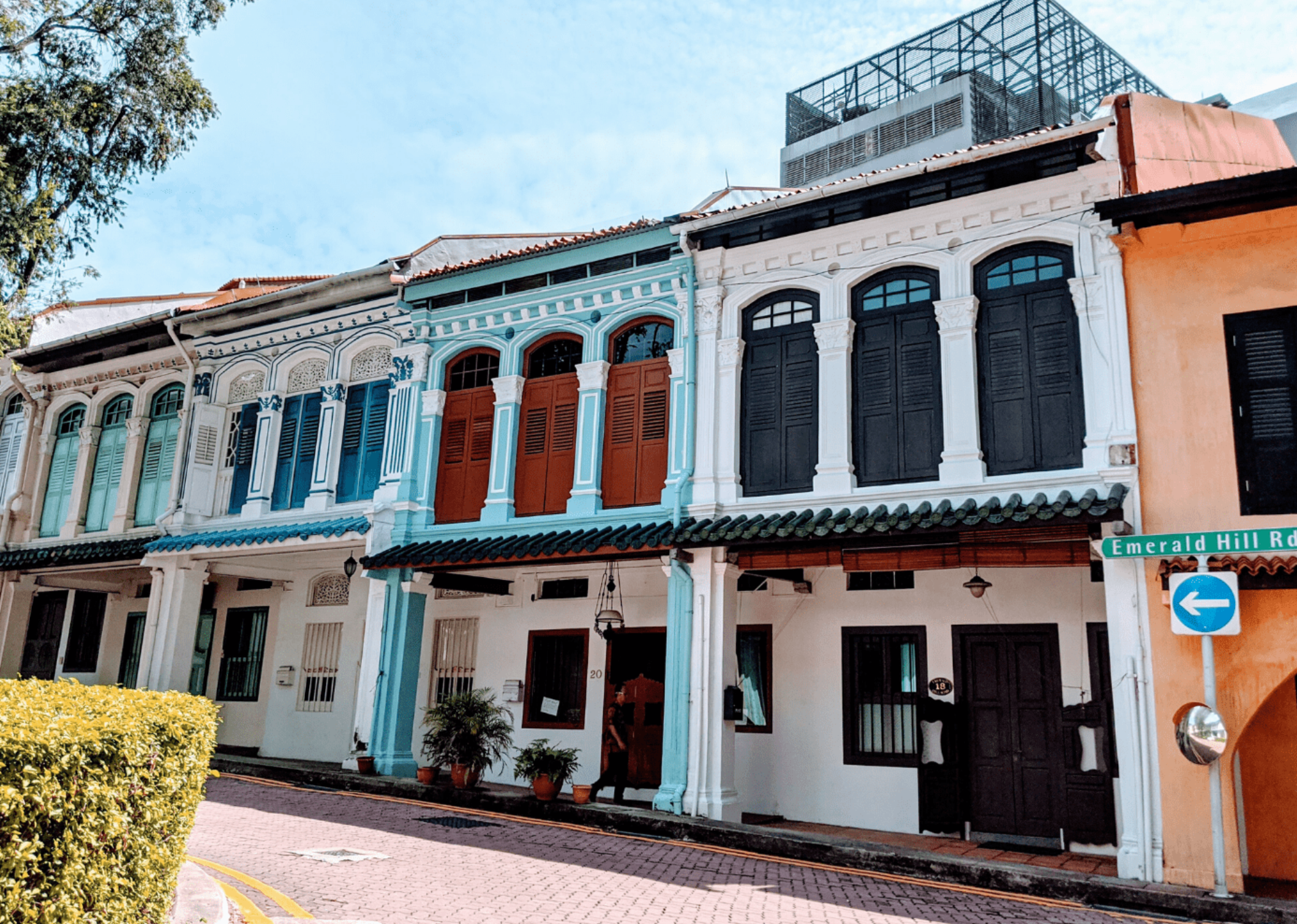 Peranakan Houses in Emerald Hill courtesy Honeycombers, Amelia Ang.