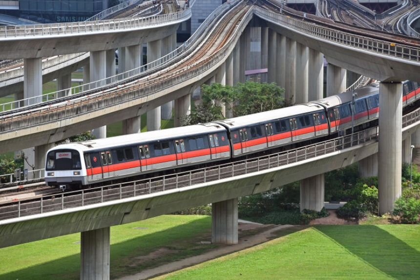 MRT in Singapore Courtesy The Straits Times