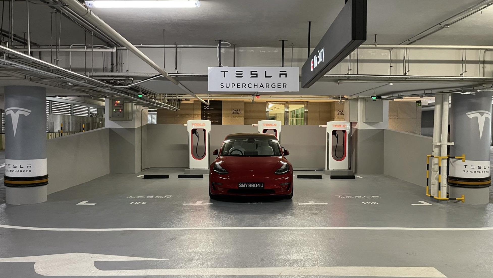More Tesla supercharger stations are being set up across the country